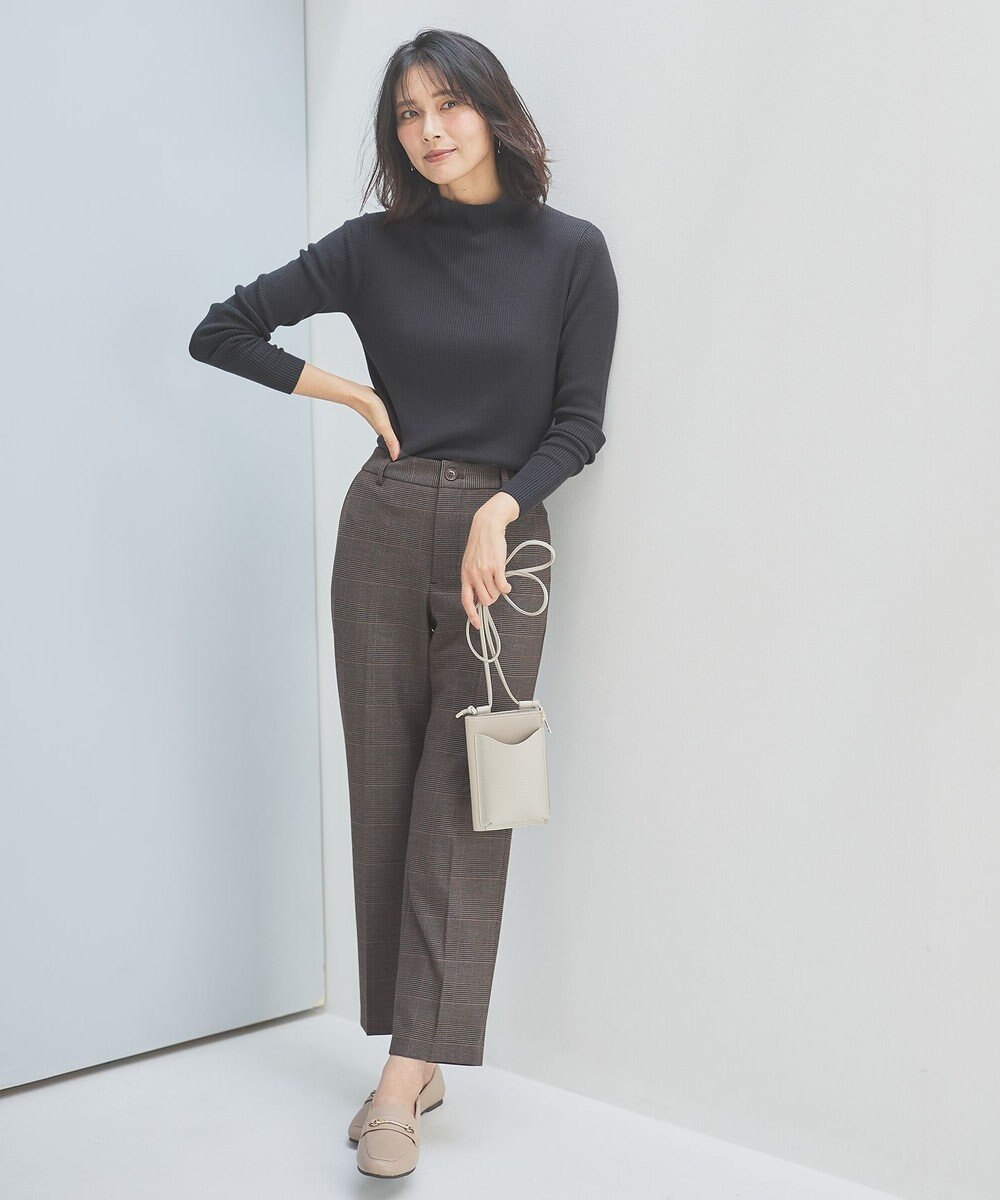 ANY 【洗濯機可】ボトルネック リブニット 