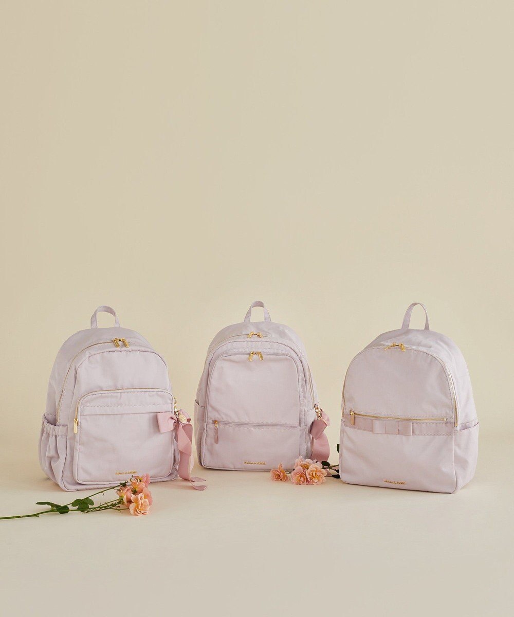 Maison de FLEUR 撥水加工ポケットリボンリュック 