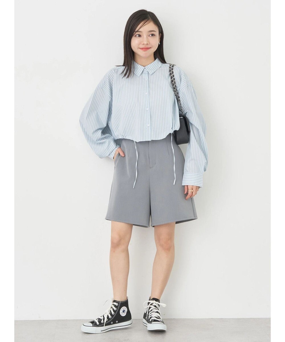 earth music&ecology ドロストヘムショートシャツ 