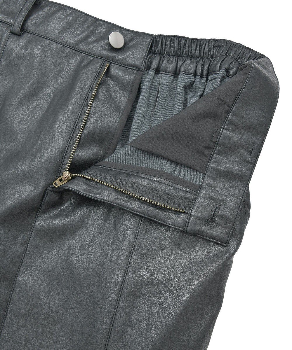 YECCA VECCA レザーライクマーメイドスカート 