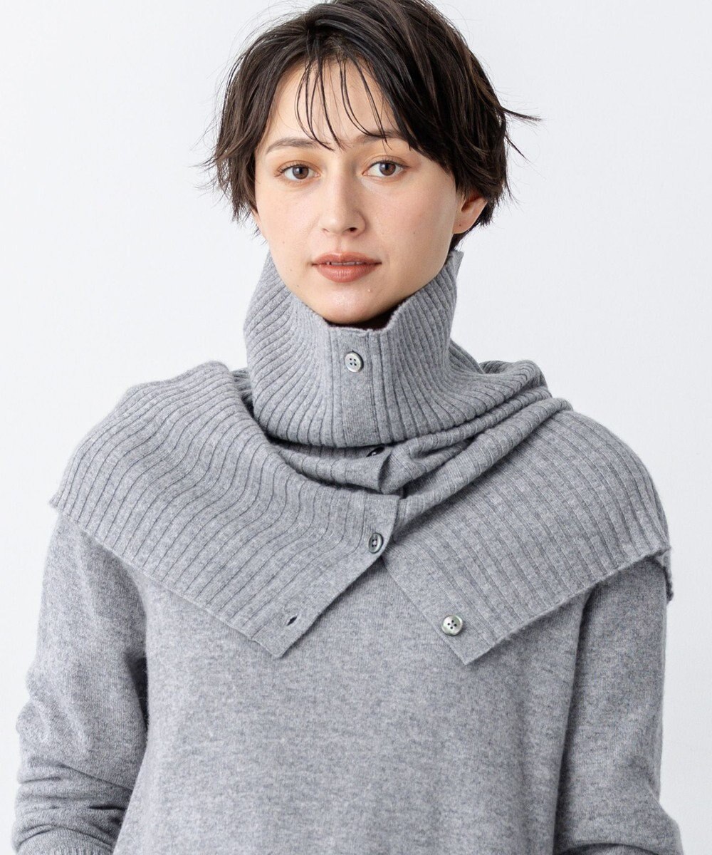 23区 【見上愛さん着用/洗える】ピュアカシミヤ 2WAY スヌード 