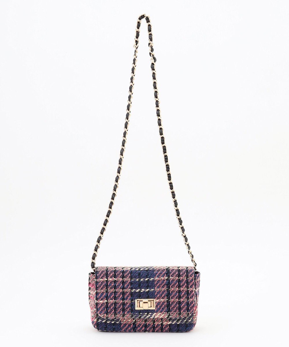 ANY SIS ツイードチェーン バッグ 