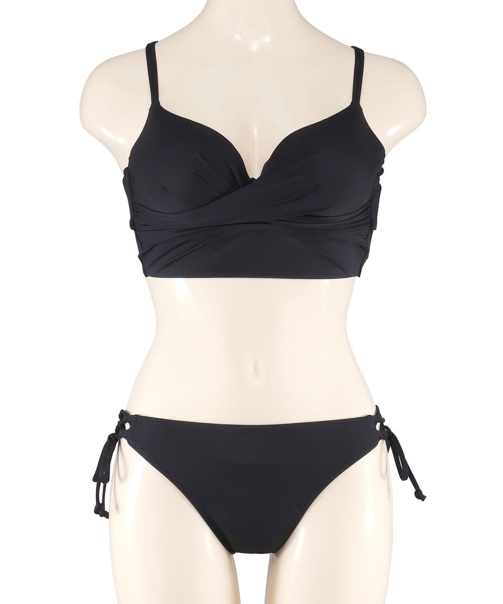 San-ai Resort（三愛水着楽園） 【WEB限定商品】【UPF50＋】ワコール共同開発ノンワイヤーなのにぷっくり美胸を作る【ダブルアップ】　ノンワイヤービスチェビキニ M1 M2 L1　　【San-ai Resort（サンアイリゾート）】 