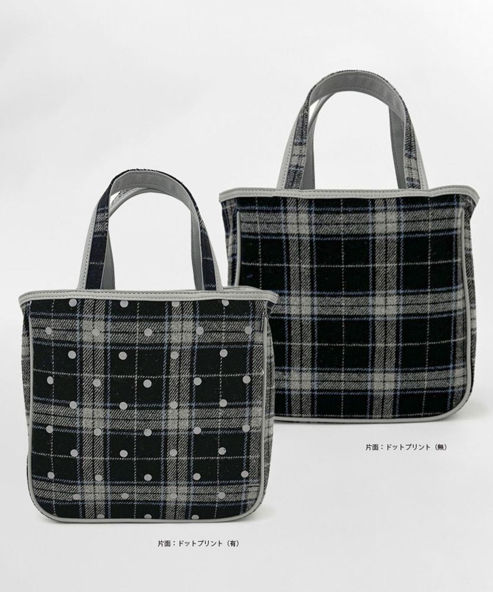 ROOTOTE 1344【フェルト生地】LT.スクエア.ドットチェック-A 