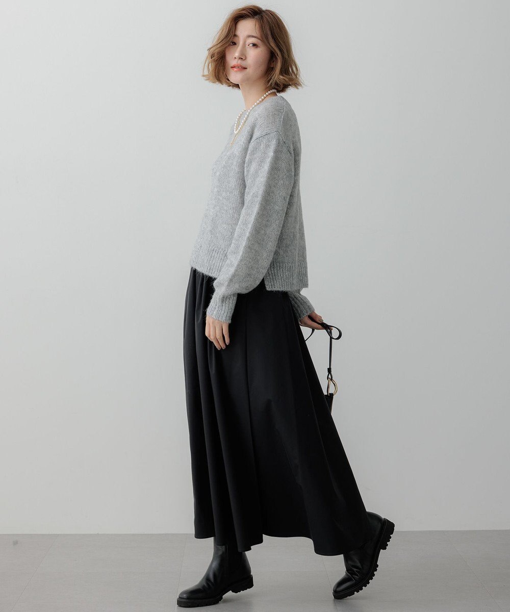 23区 L 【Oggi2月号掲載/洗える】スパングル クルーネック ニット 