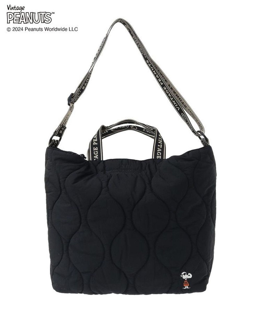 Green Parks ■ＰＥＡＮＵＴＳ　キルティングトートＬ 