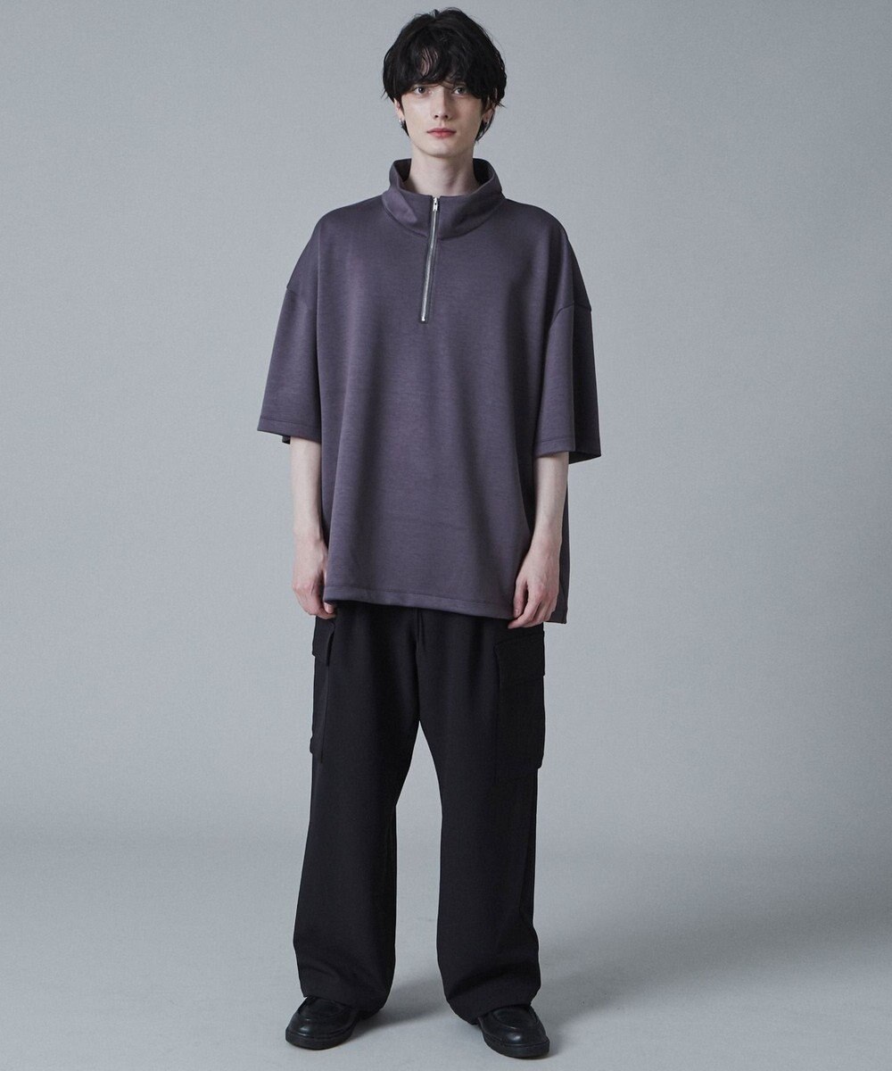 WEGO ドロストスーパーBIGハーフジップT（S） 