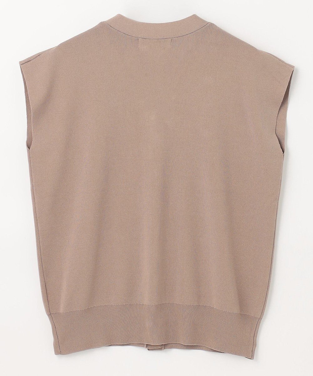 ANY 【洗濯機可】パールポイントフレンチスリーブニット 