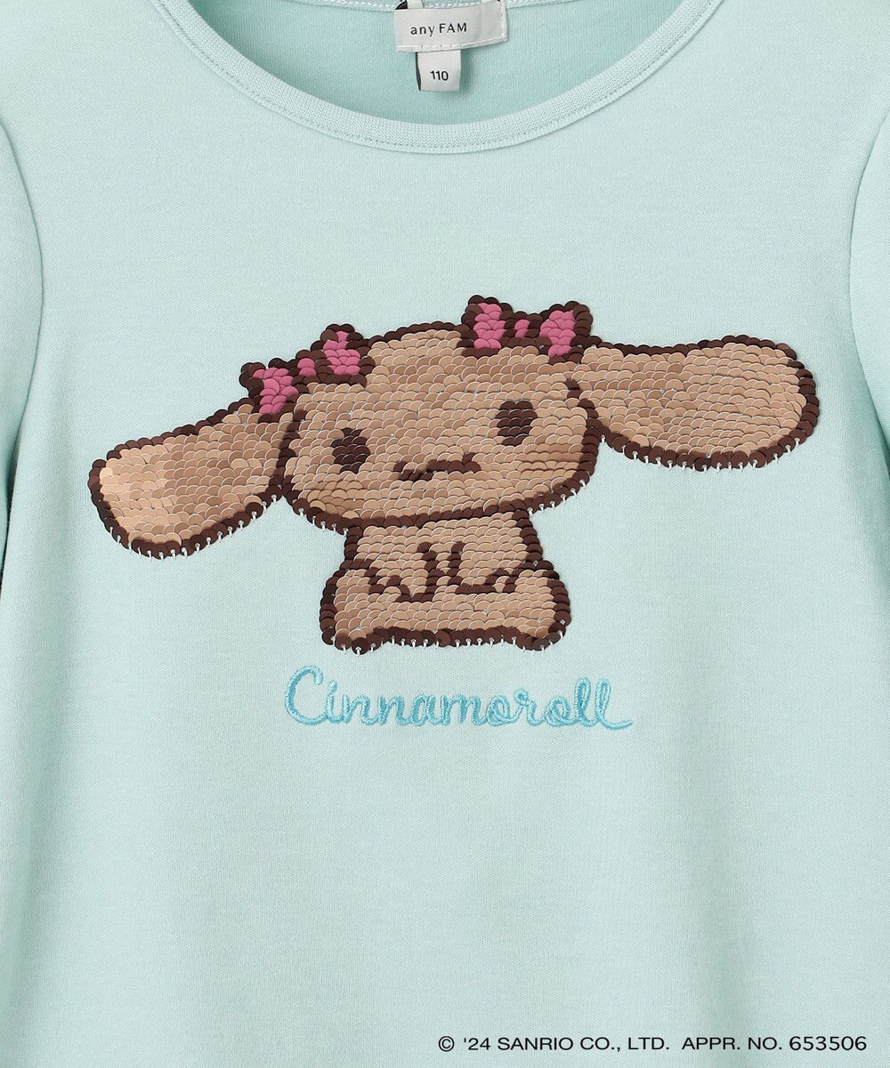 ANY KIDS 【any FAM×サンリオキャラクターズ】ミラクルスパンコール長袖Tシャツ 