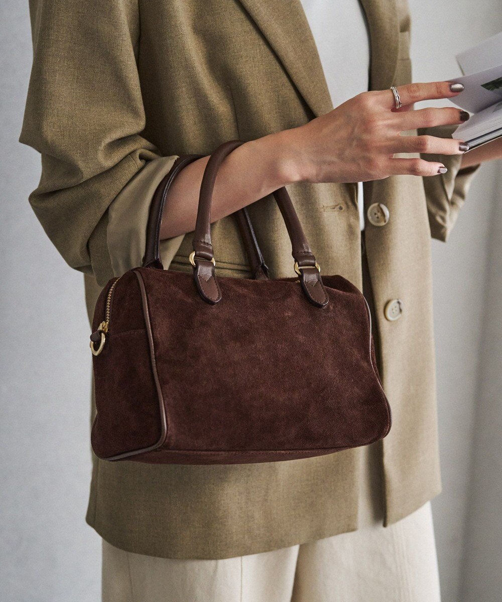 russet スエード2WAYミニボストンバッグ(CE-1570-WEB) 
