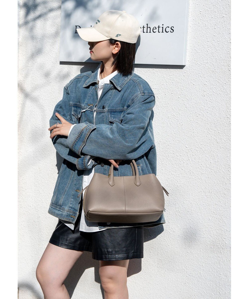 style code 【 通勤 可能】[Lyrss/リルス] 2WAY エレガント レザーハンドバッグ 