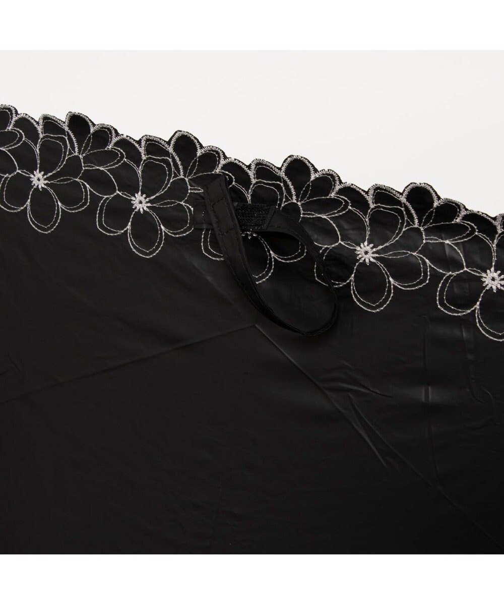 UNBILLION カシュネ cachenez / 【晴雨兼用】【日傘】UV カット率99％以上 PU軽量フラワー刺繍ミニ折りたたみ傘 