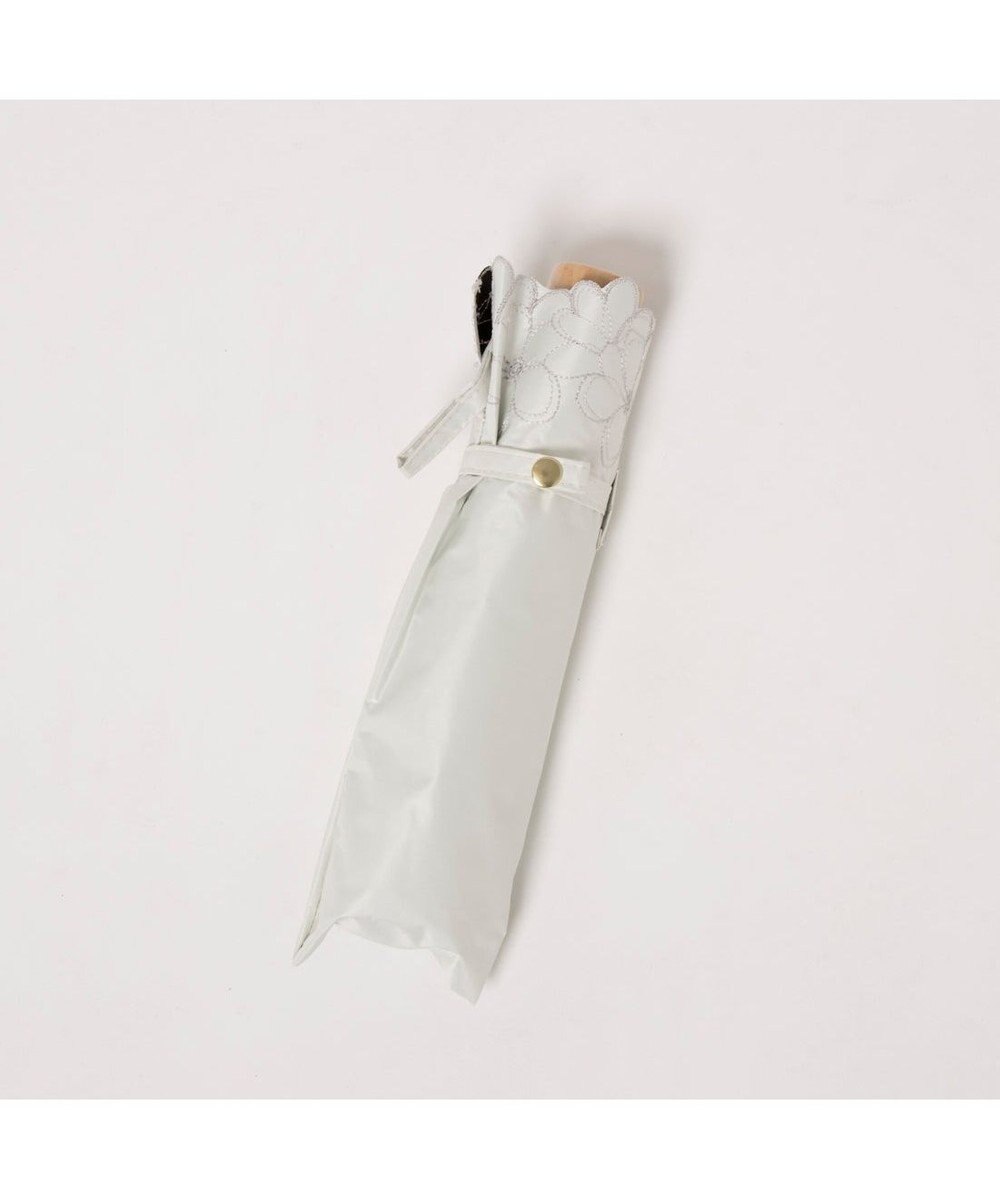 UNBILLION カシュネ cachenez / 【晴雨兼用】【日傘】UV カット率99％以上 PU軽量フラワー刺繍ミニ折りたたみ傘 