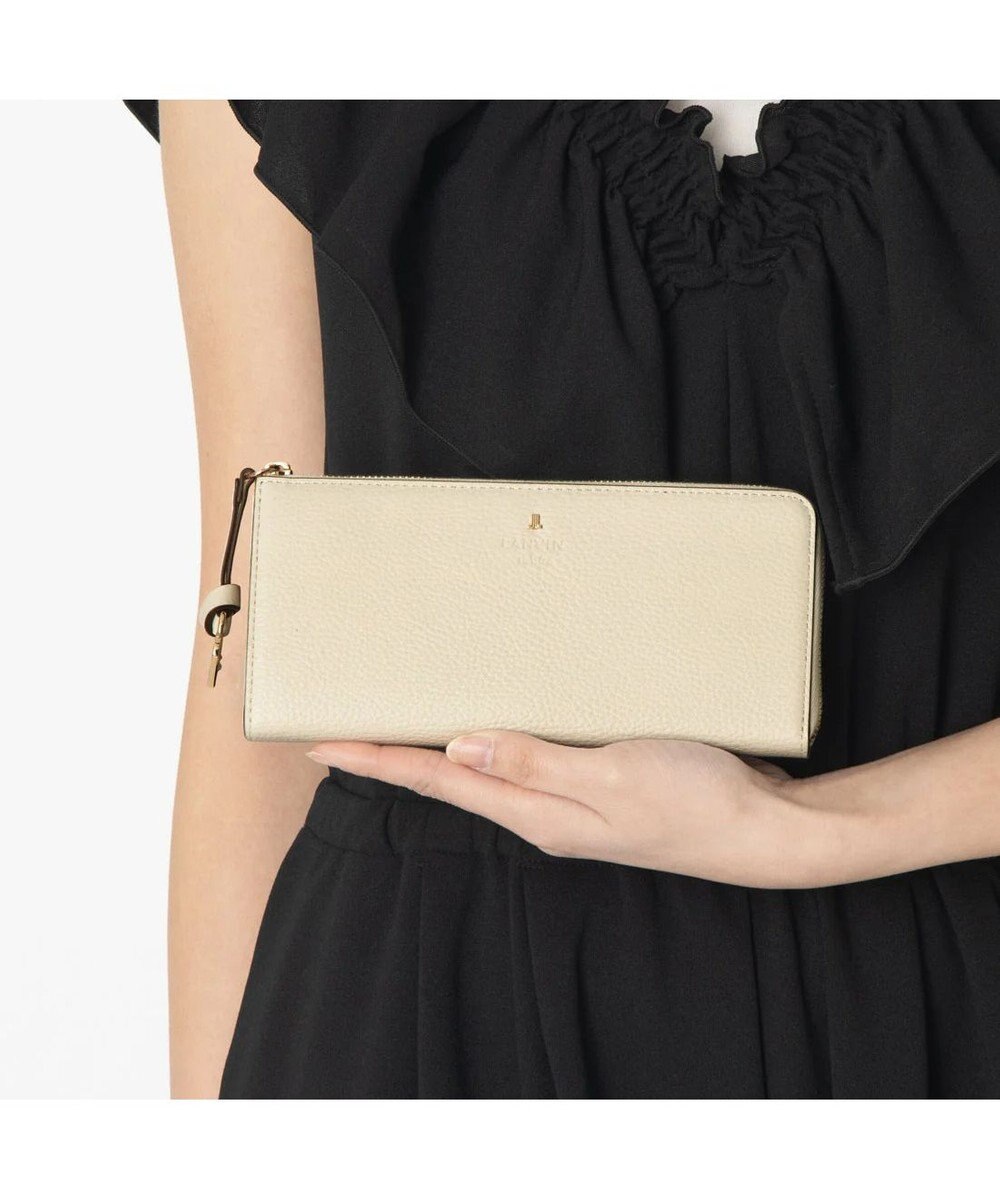 LANVIN en Bleu カルノ Lファスナー長財布 