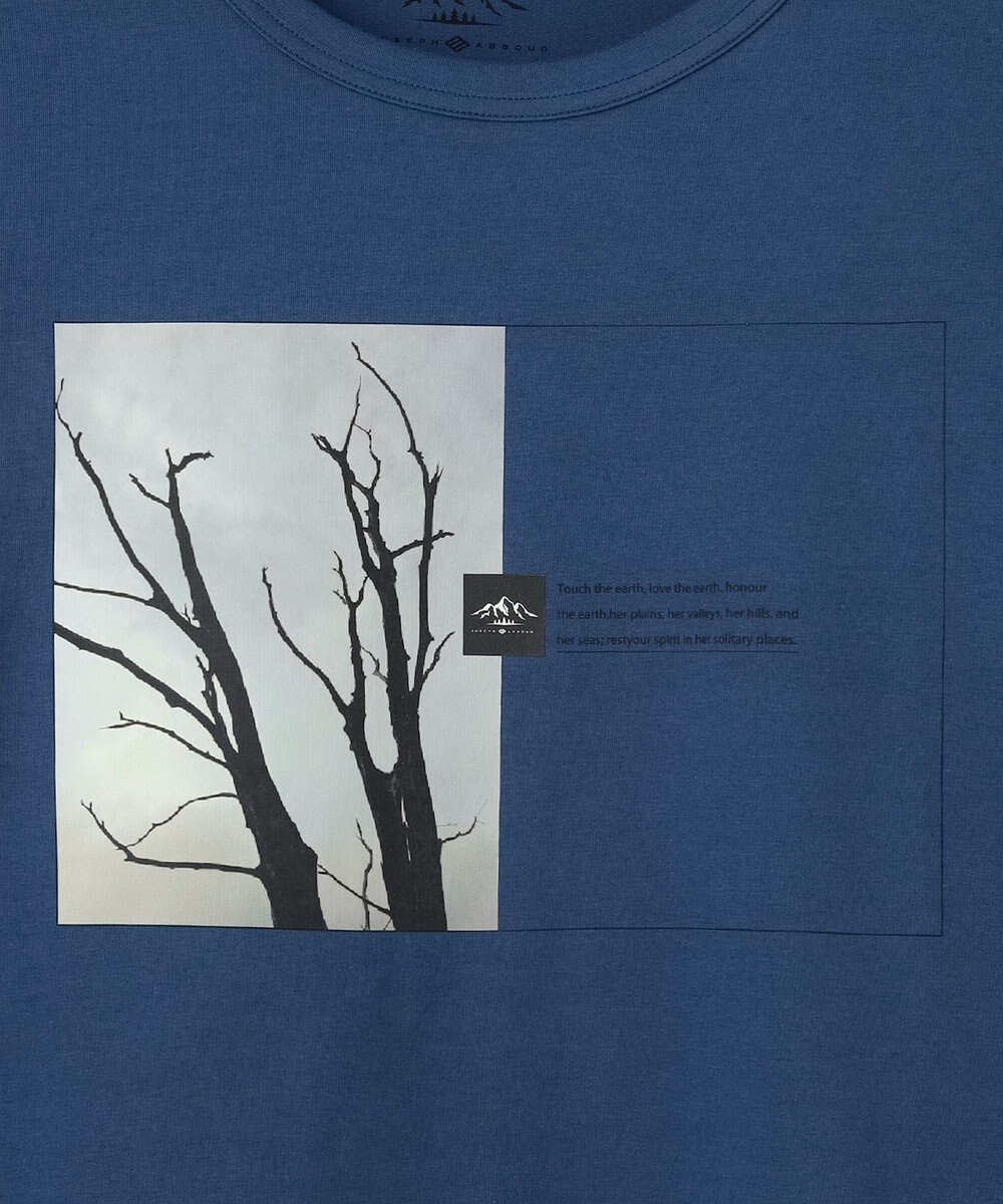 JOSEPH ABBOUD MOUNTAIN 【秋カラー/JAPANファブリック/吸水速乾】プレーティング天竺  アウトドアフォト Tシャツ 