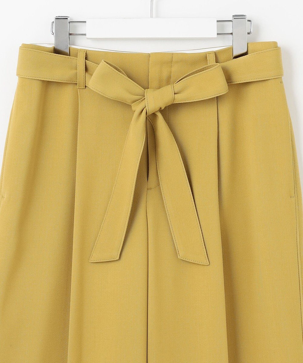 自由区 【カトリエムブーケ】Beau pantalon de forme デザインタックワイドパンツ 