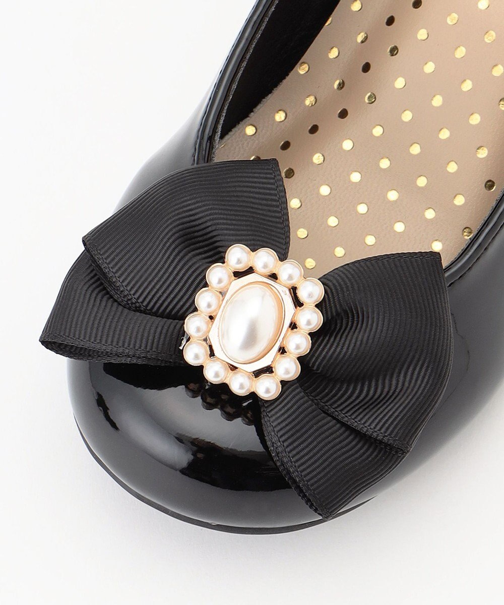 ANY KIDS エナメルヒールパンプス 