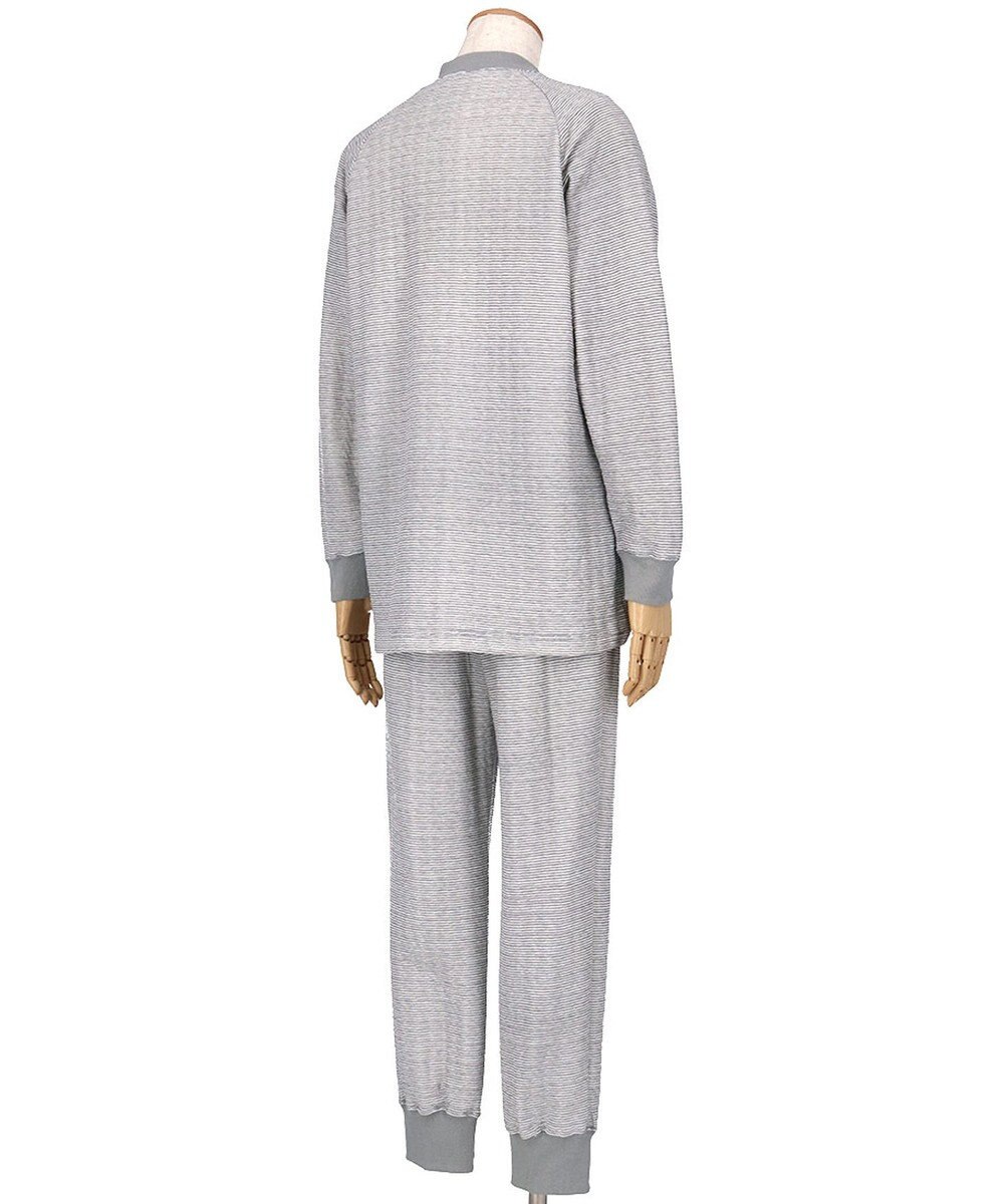 ワコール／睡眠科学 パジャマ キルトニット素材(本体) あったか 長袖 長ズボン メンズ YGW478 睡眠科学／ワコール 