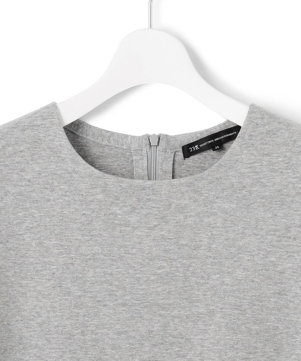 23区 S 【WEB&一部店舗限定カラーあり/洗える】ミラノリブ バイカラーニットワンピース 