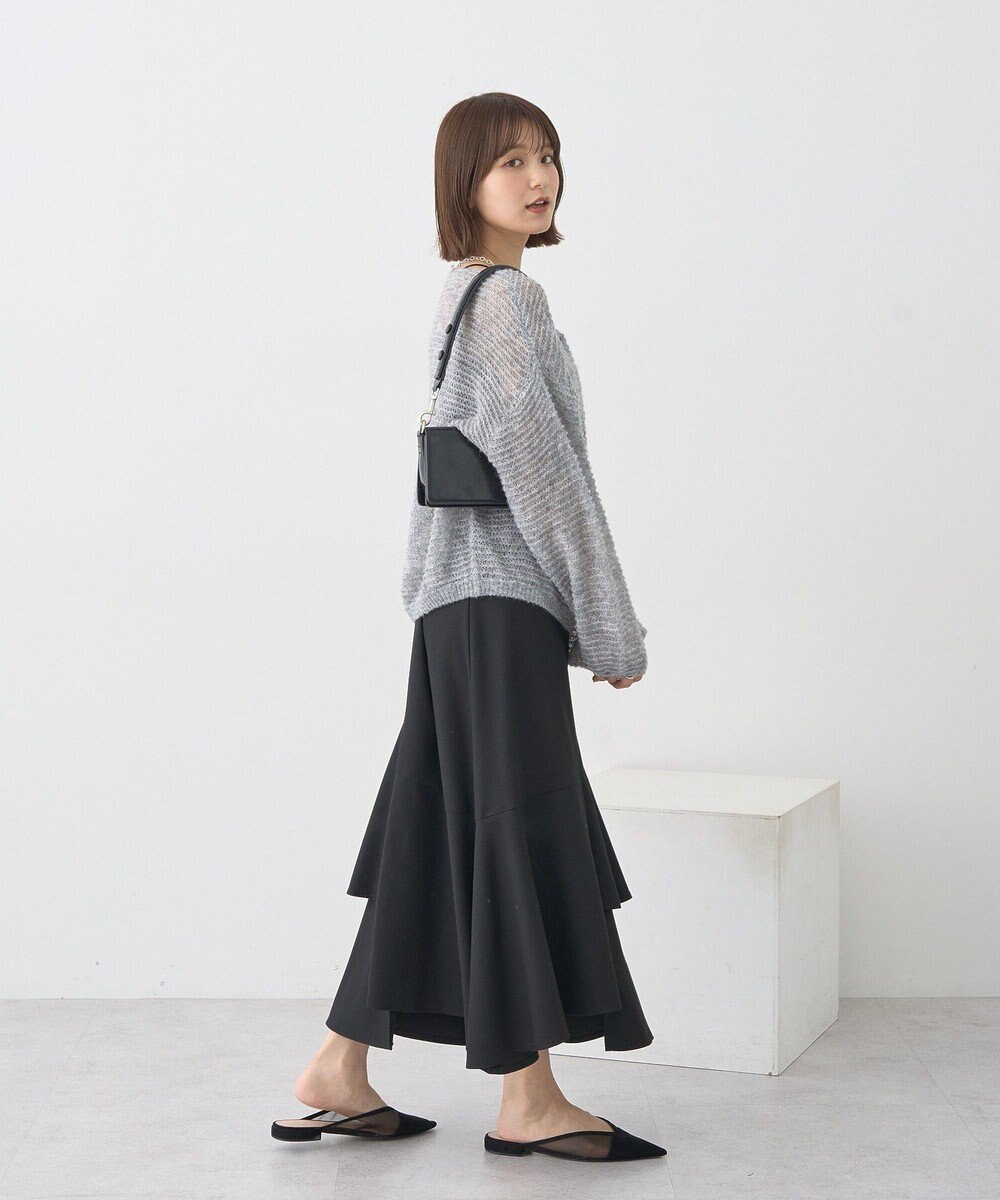 earth music&ecology ふんわりシアープルオーバー 