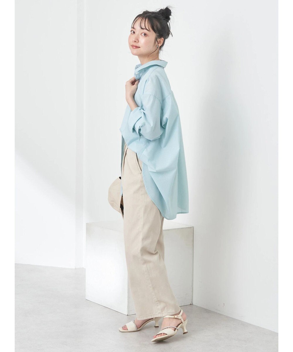 earth music&ecology ＴＲキュプラレギュラーシャツ 