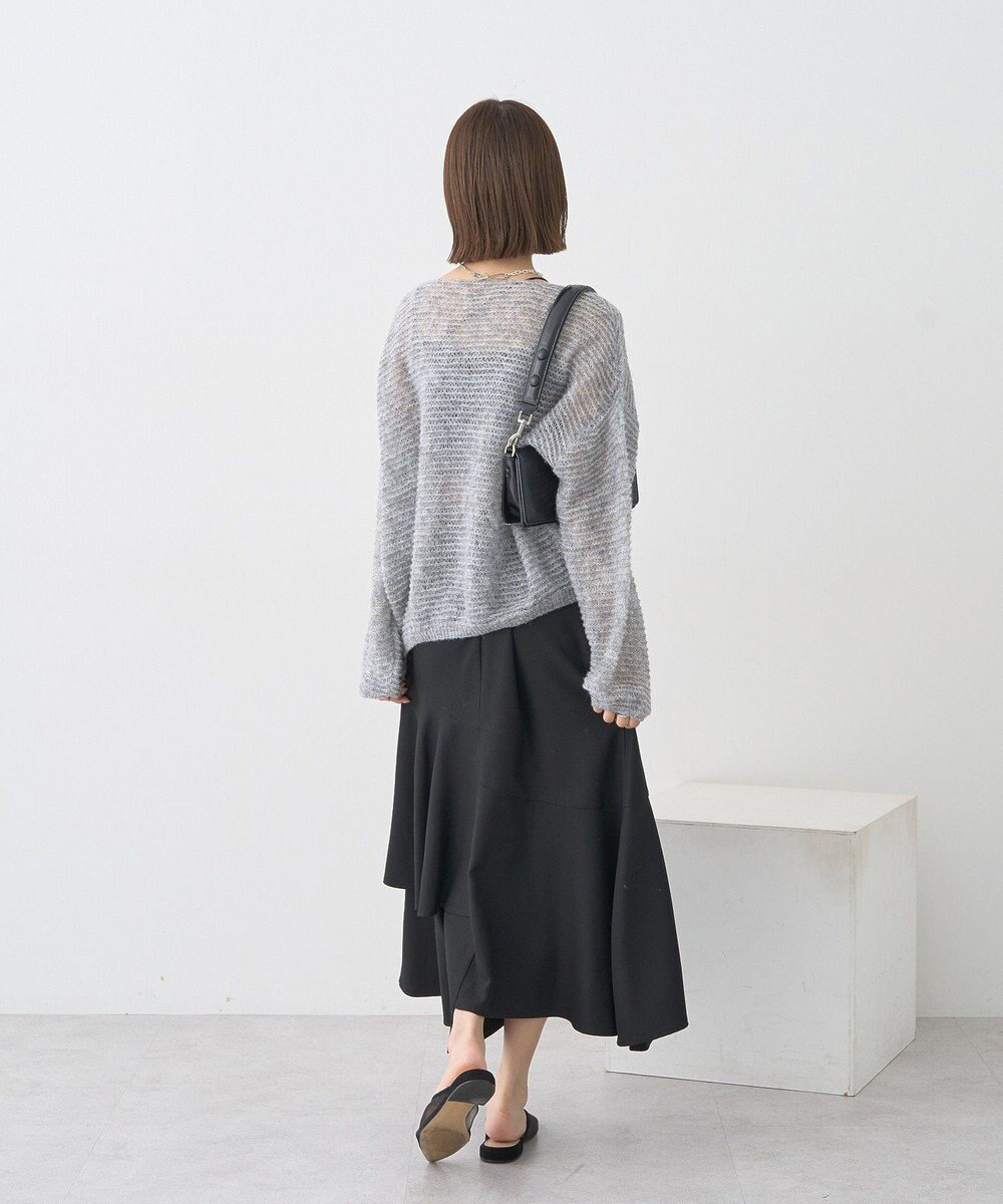 earth music&ecology ふんわりシアープルオーバー 