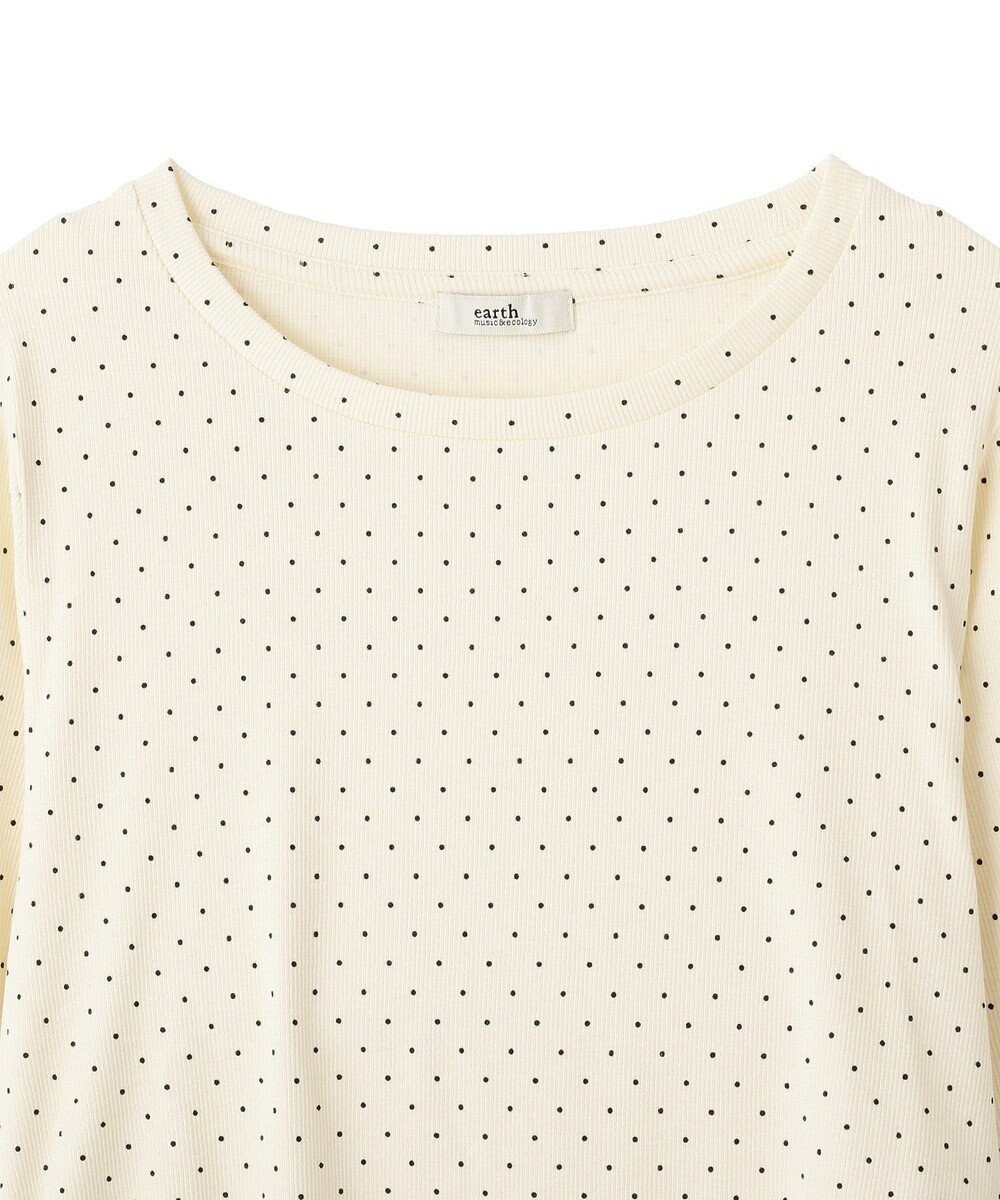 earth music&ecology サイドギャザープルオーバー 