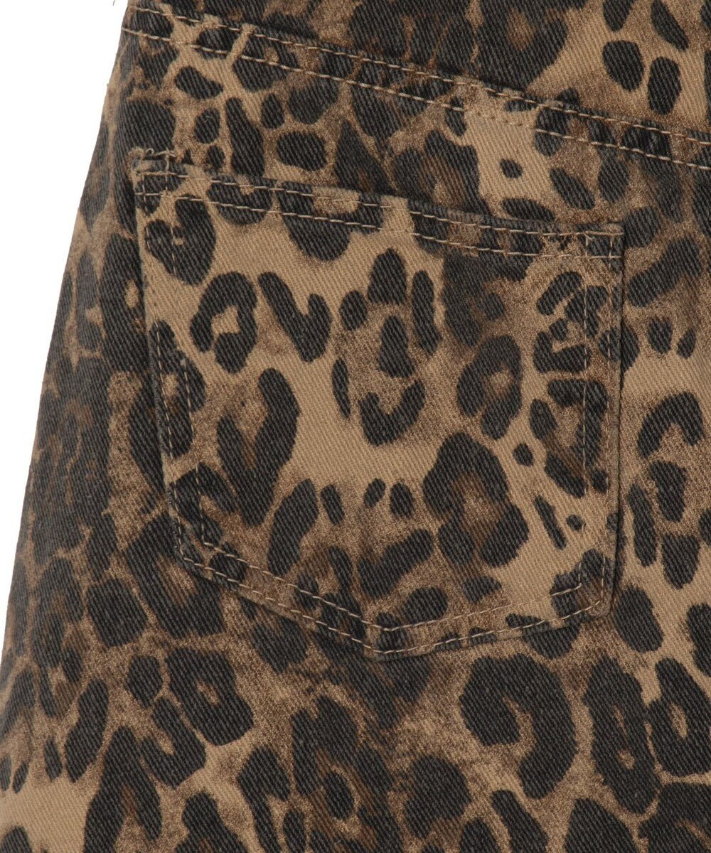 WEGO ダメージレオパードミニスカパン 