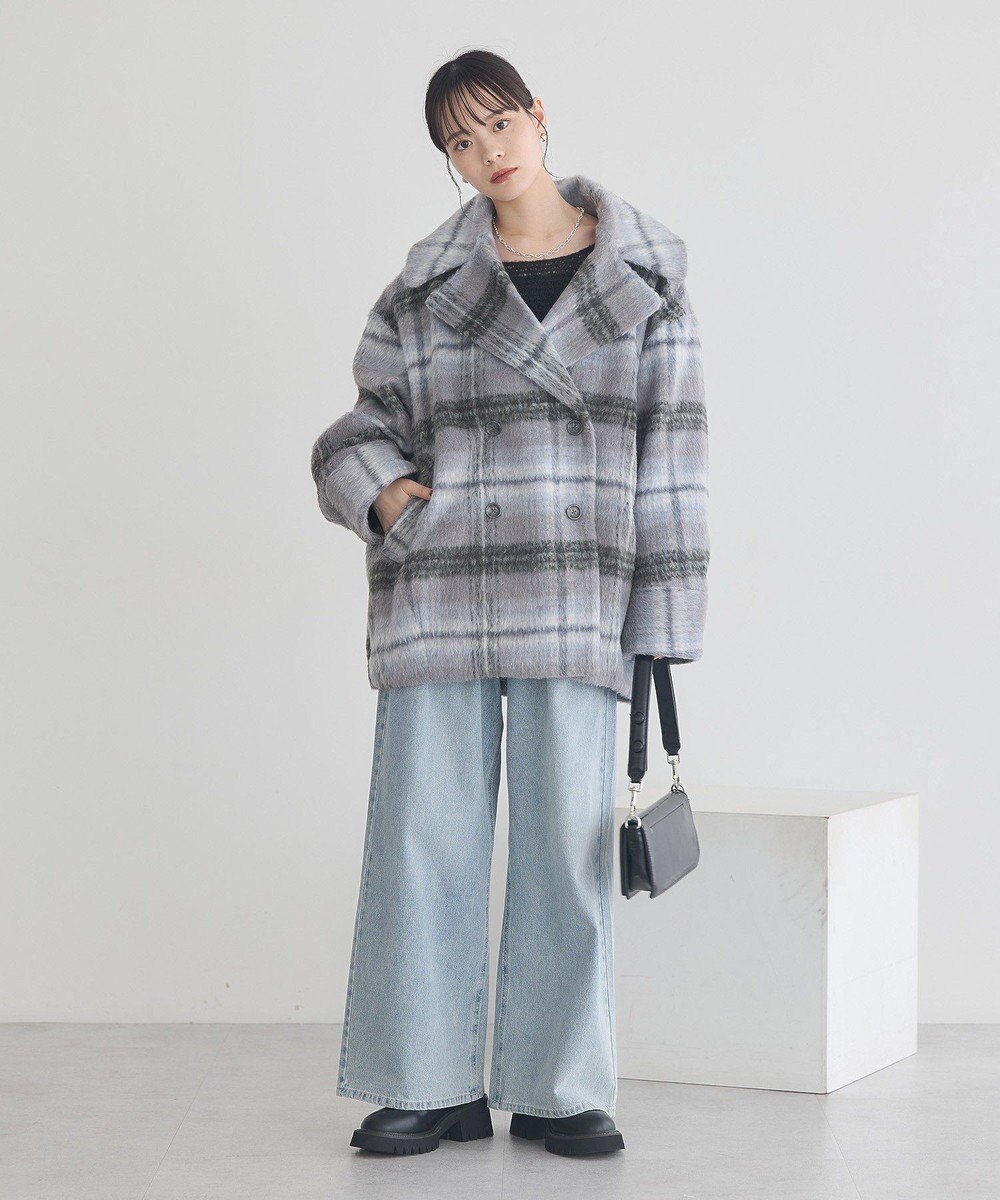 earth music&ecology ふんわりシアープルオーバー 