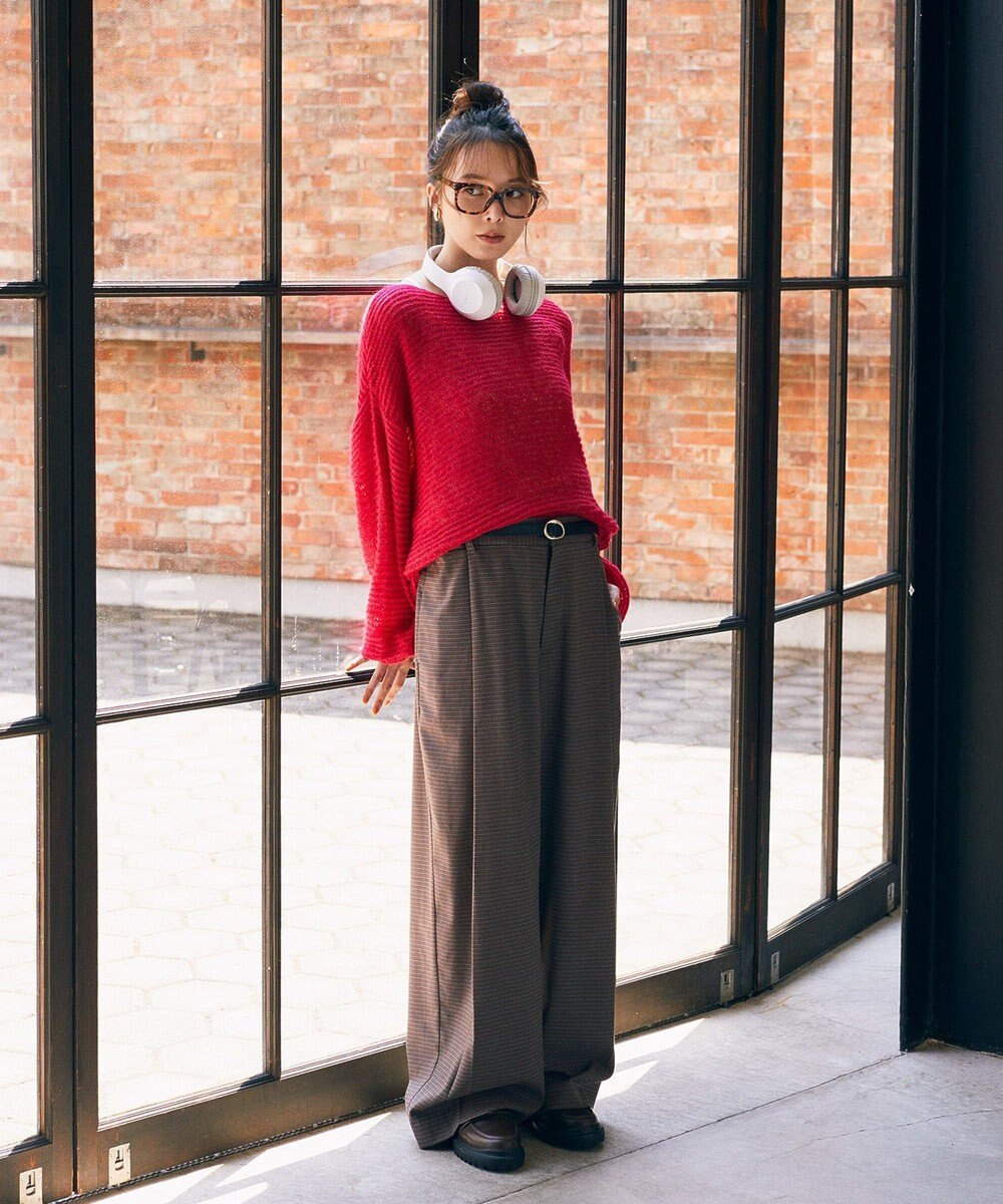 earth music&ecology ふんわりシアープルオーバー 