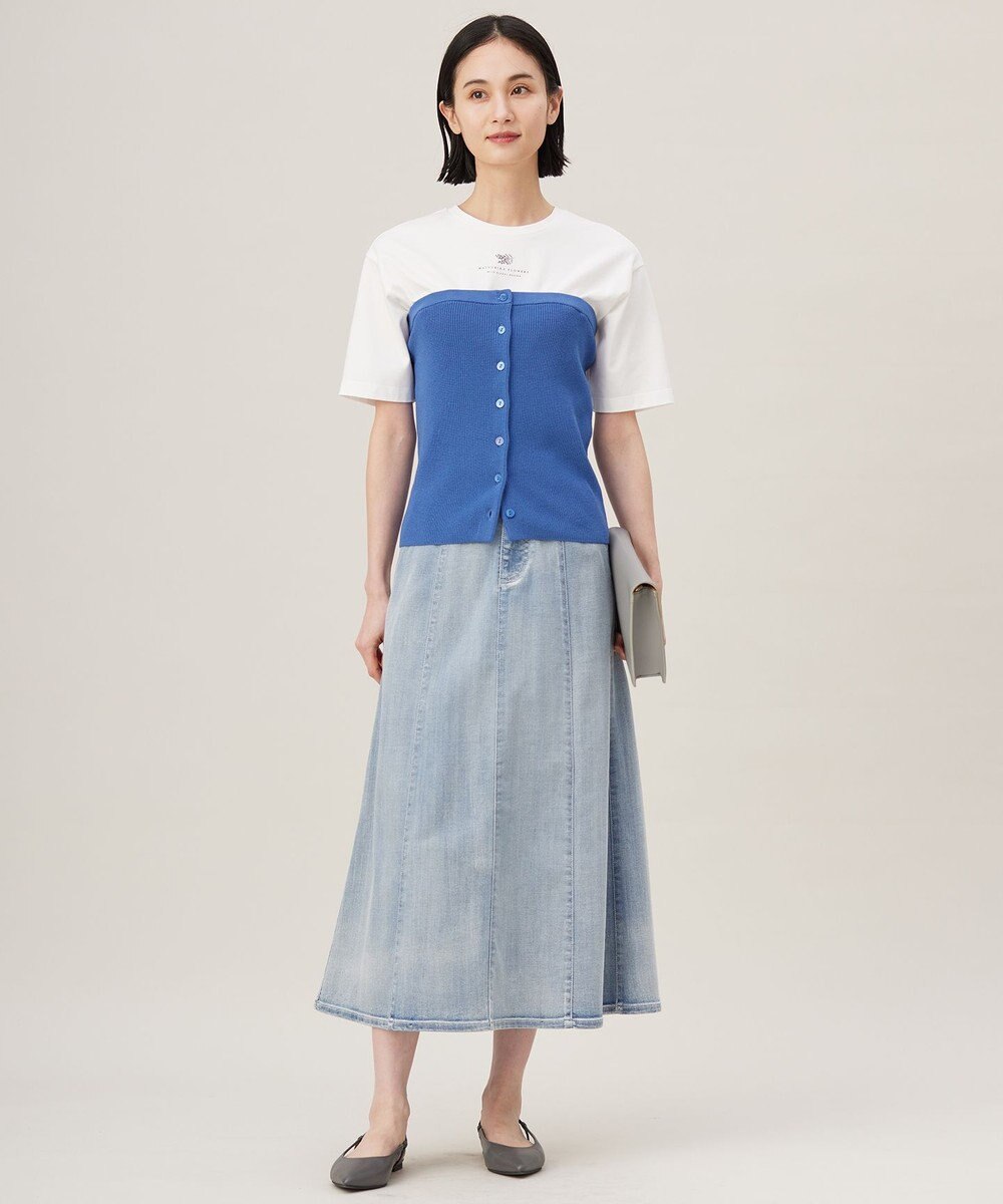 自由区 【洗える】レタード Tシャツ 