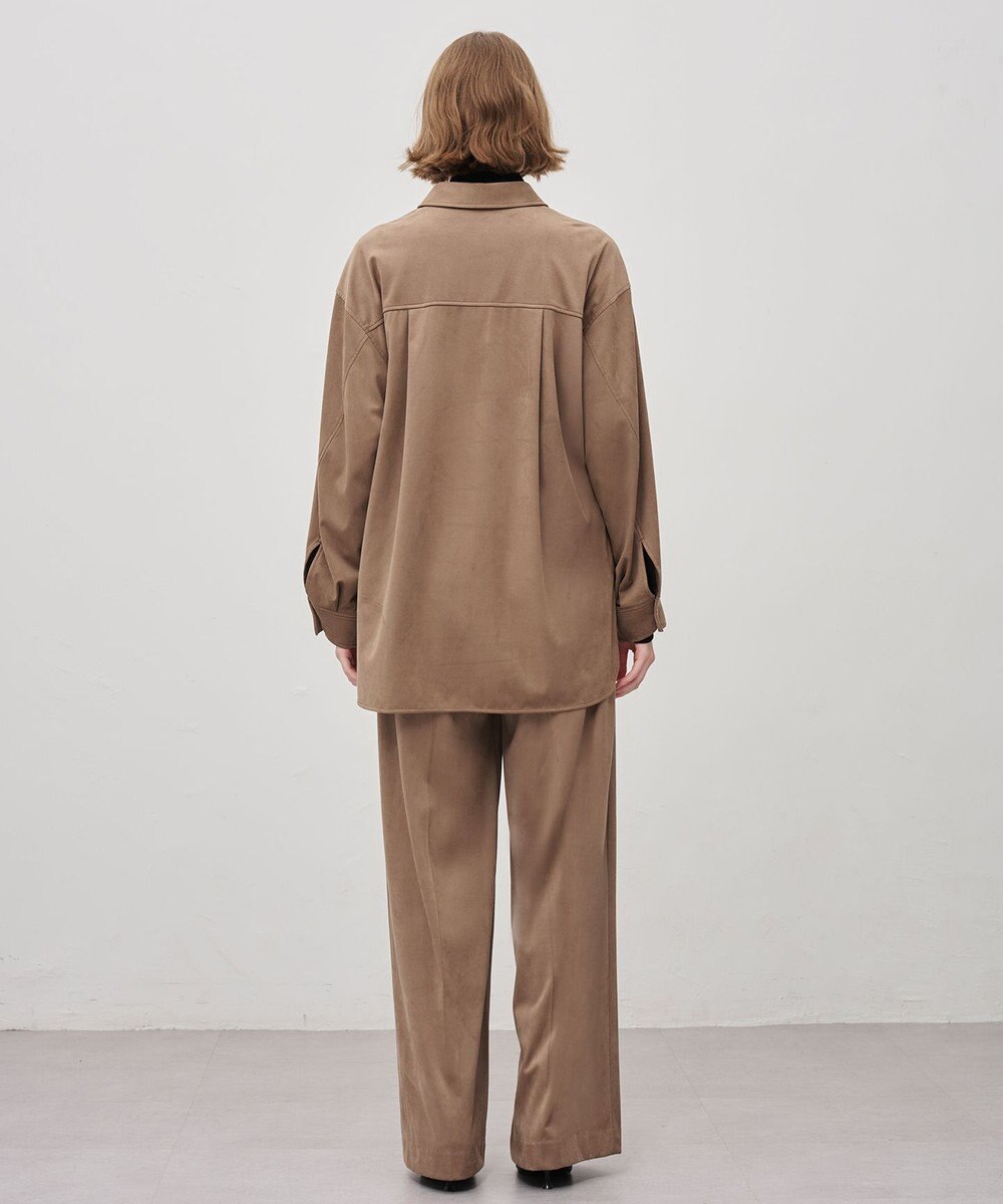 uncrave スウェード ストレートパンツ 