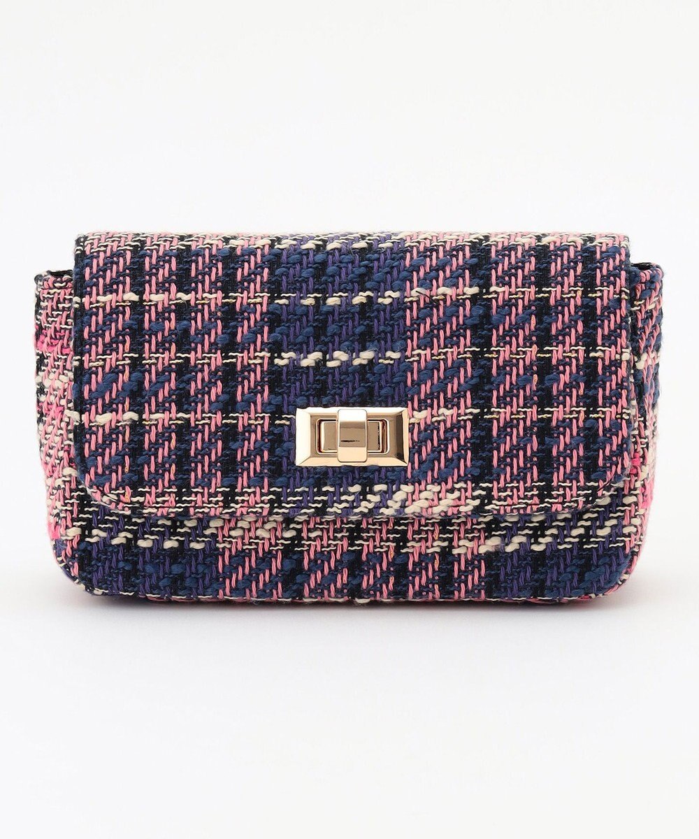 ANY SIS ツイードチェーン バッグ 