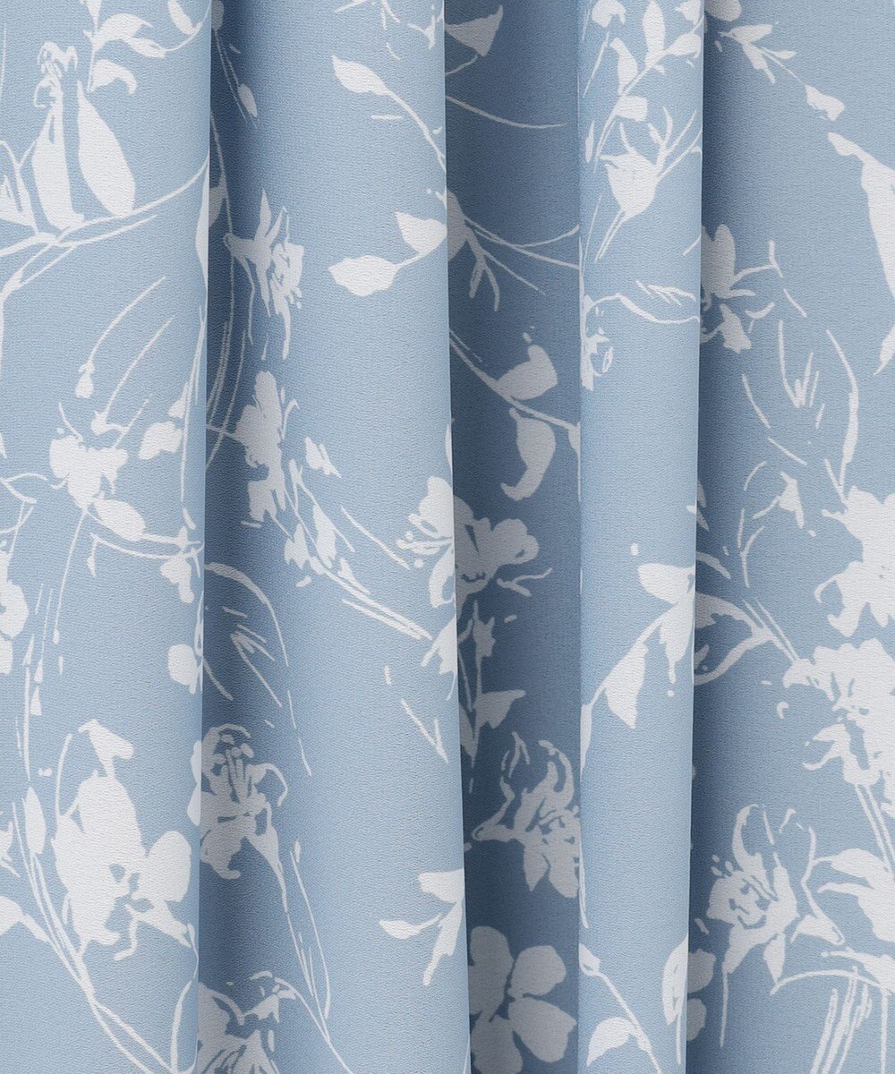 自由区 【XSサイズ～/洗える】グラデーションフラワープリント ワンピース 