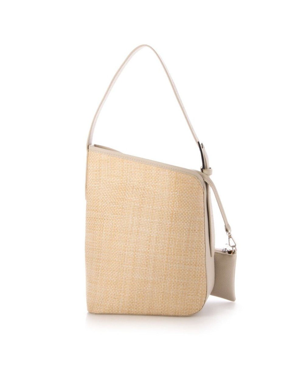 UNBILLION カシュカシュ cachecache / 雑材風アシンメトリートート 