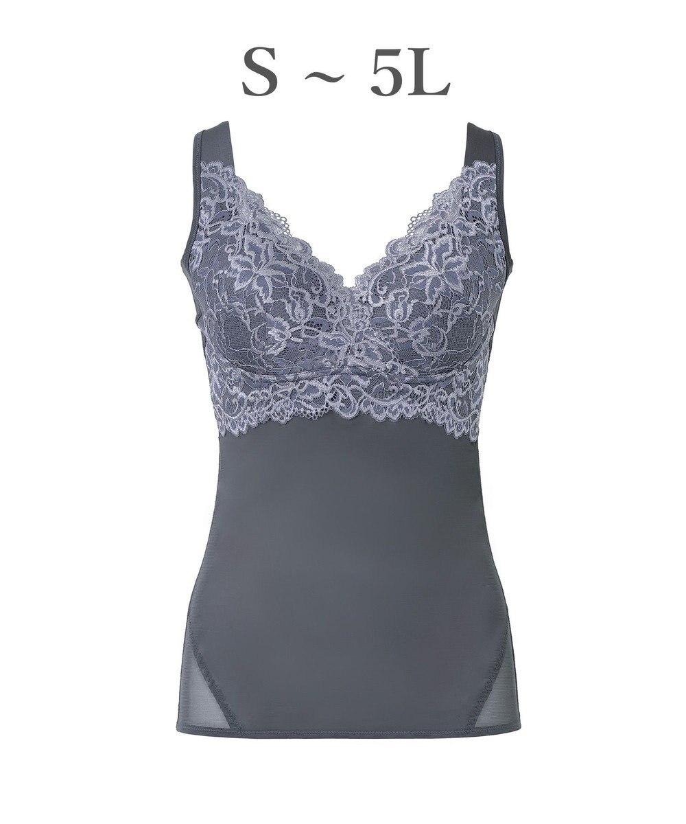BRADELIS New York 【BRADELIS NewYork peace】 ハートフルカップビューティフルブラキャミソール25 ブラデリス ノンワイヤー 補整下着 補正 シェイパー カップ付き ブラトップ ブラキャミ 