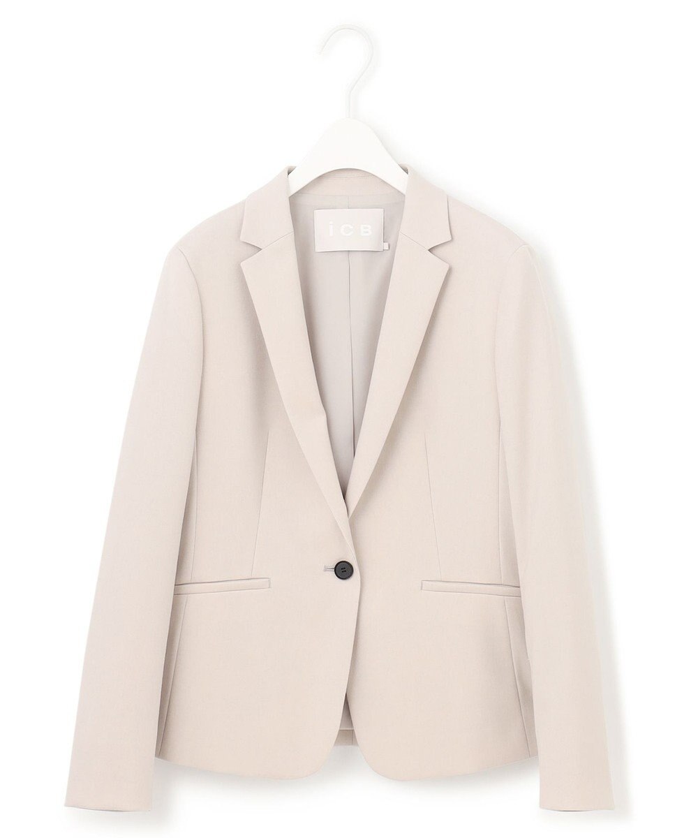 ICB 【セットアップ対応】ウールストレッチ テーラードジャケット 