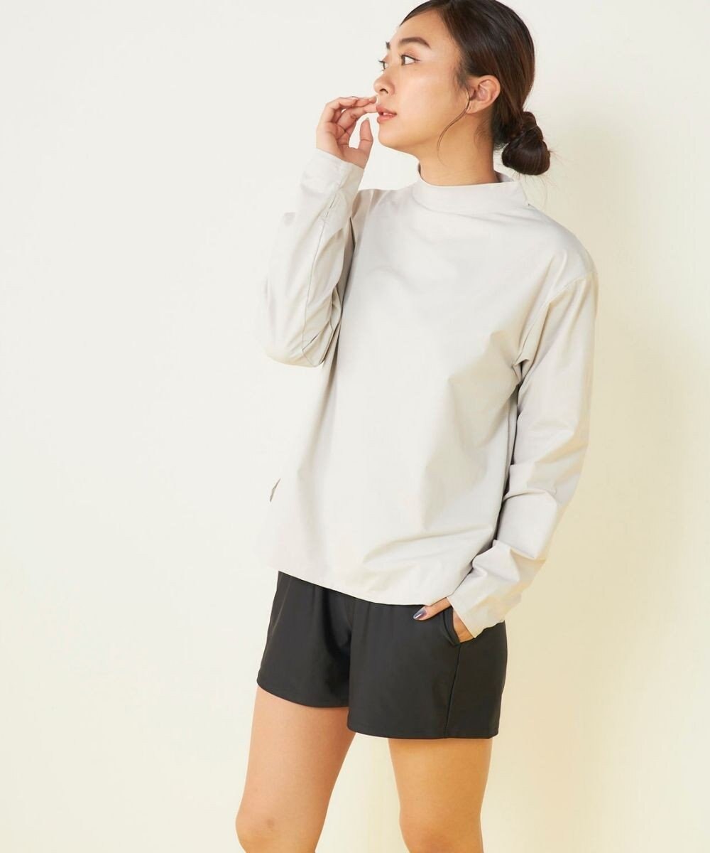 OP／FILA 【ocean pacific】モックネックラッシュガード付き 水着5点セット 