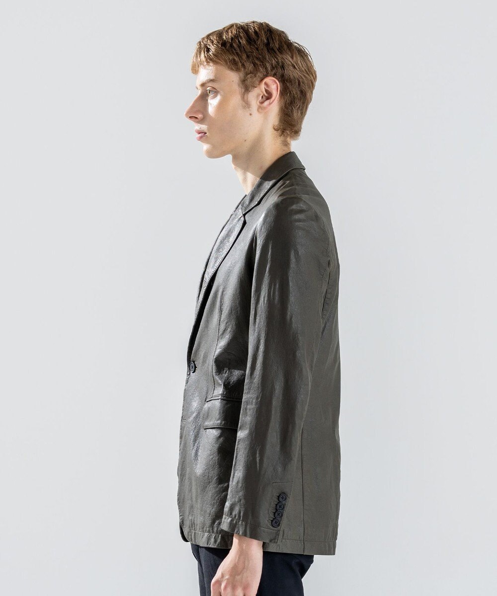 JOSEPH HOMME 新素材【シャツ感覚で羽織れる軽さ】シュリンクエアレザー　ジャケット 