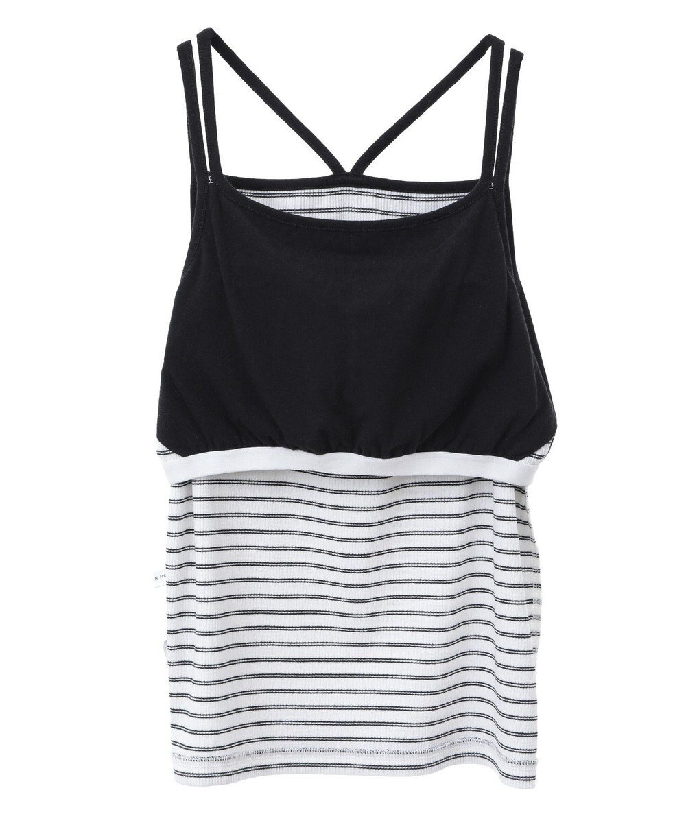 AMERICAN HOLIC カップ付き　バッククロスボーダーキャミソール 