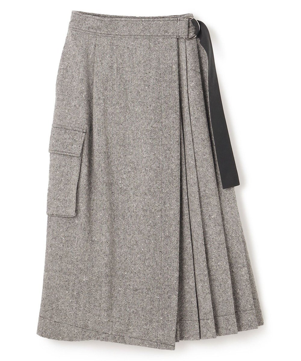 uncrave ネップツイード スカート（uncrave WHITE） 