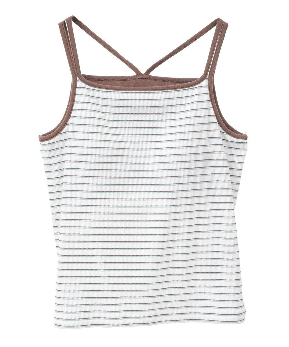 AMERICAN HOLIC カップ付き　バッククロスボーダーキャミソール 