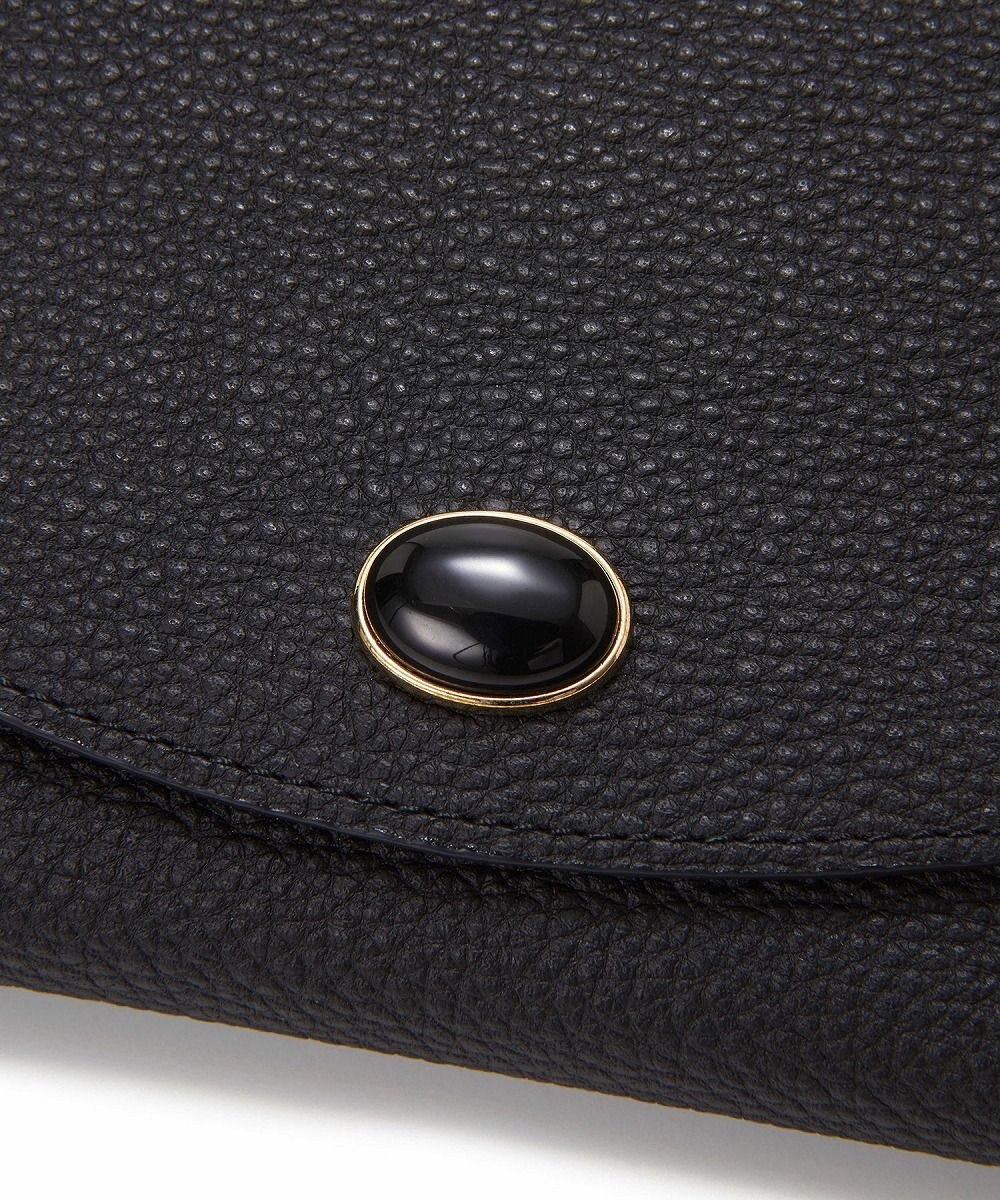 TOPKAPI 【TOPKAPI】gemdrops ジェムドロップ ミニエンボスレザー 天然石 二つ折り 財布 