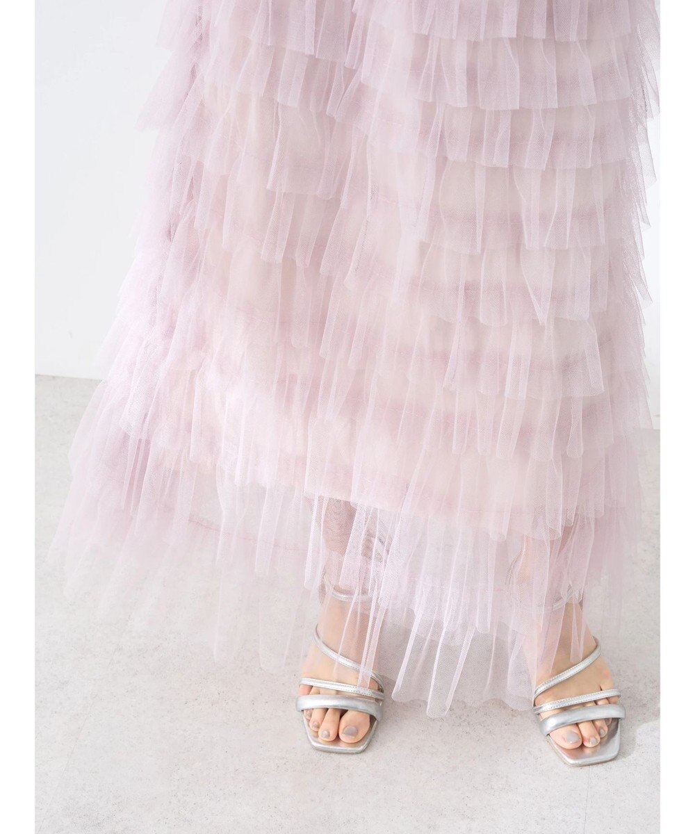 earth music&ecology ティアードフリルチュールスカート 