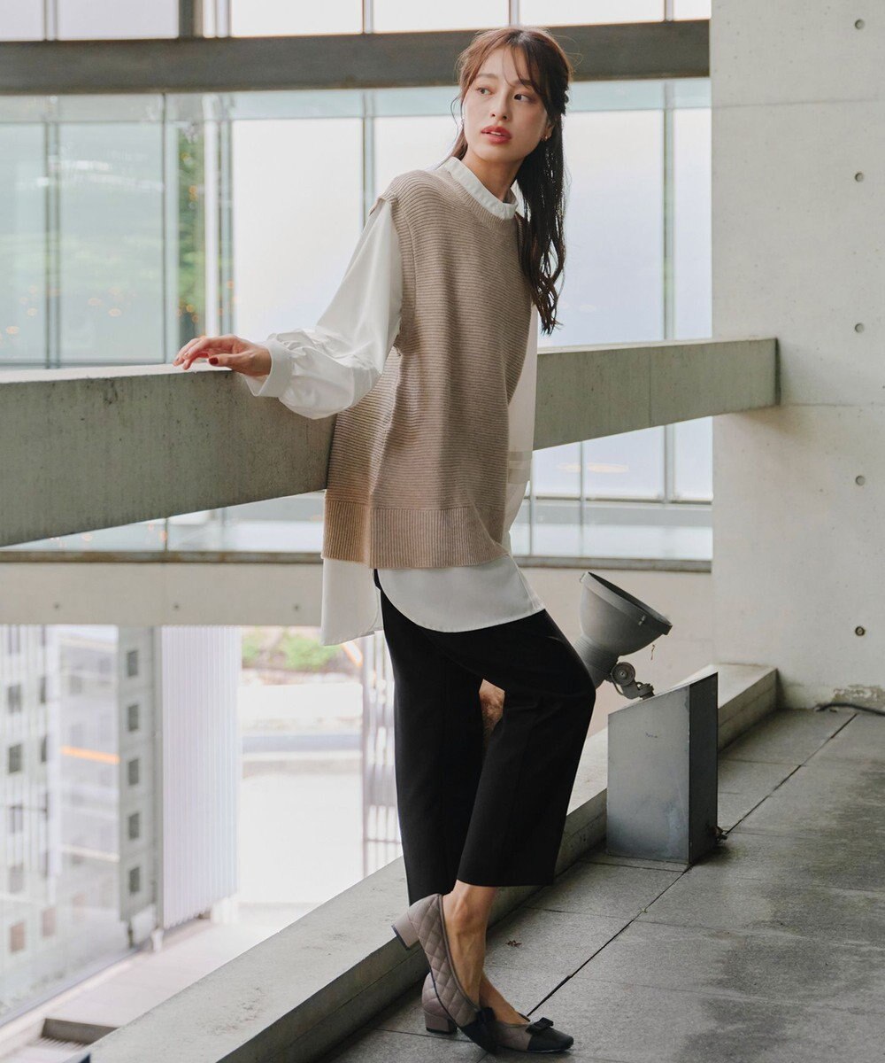 Tiaclasse 【洗える】テーパードパンツ 