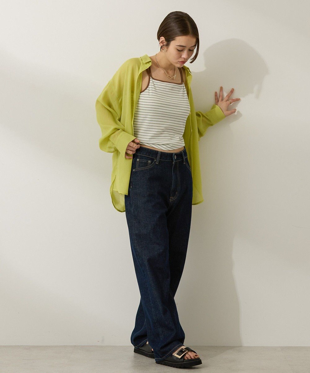 AMERICAN HOLIC カップ付き　バッククロスボーダーキャミソール 