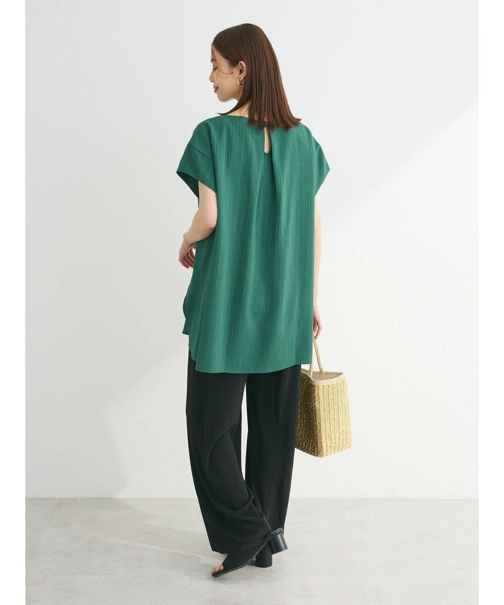 Green Parks 変形ストライプジャガードチュニック 