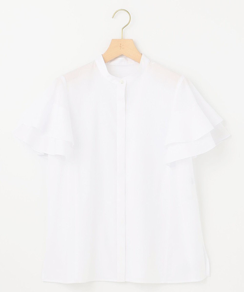 組曲 L コットンレーヨンシャーティング ブラウス 