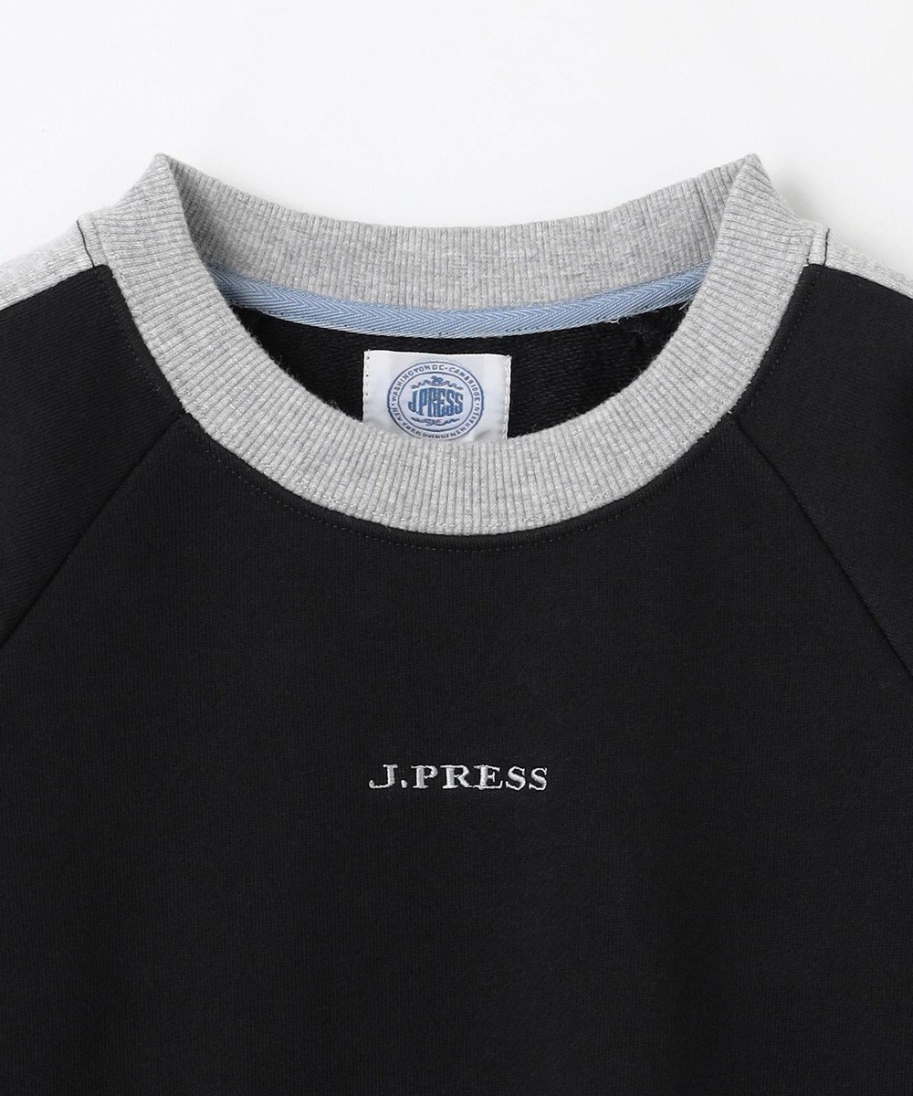 J.PRESS KIDS 【100-130cm】裏毛ラグラン ロゴトレーナー 
