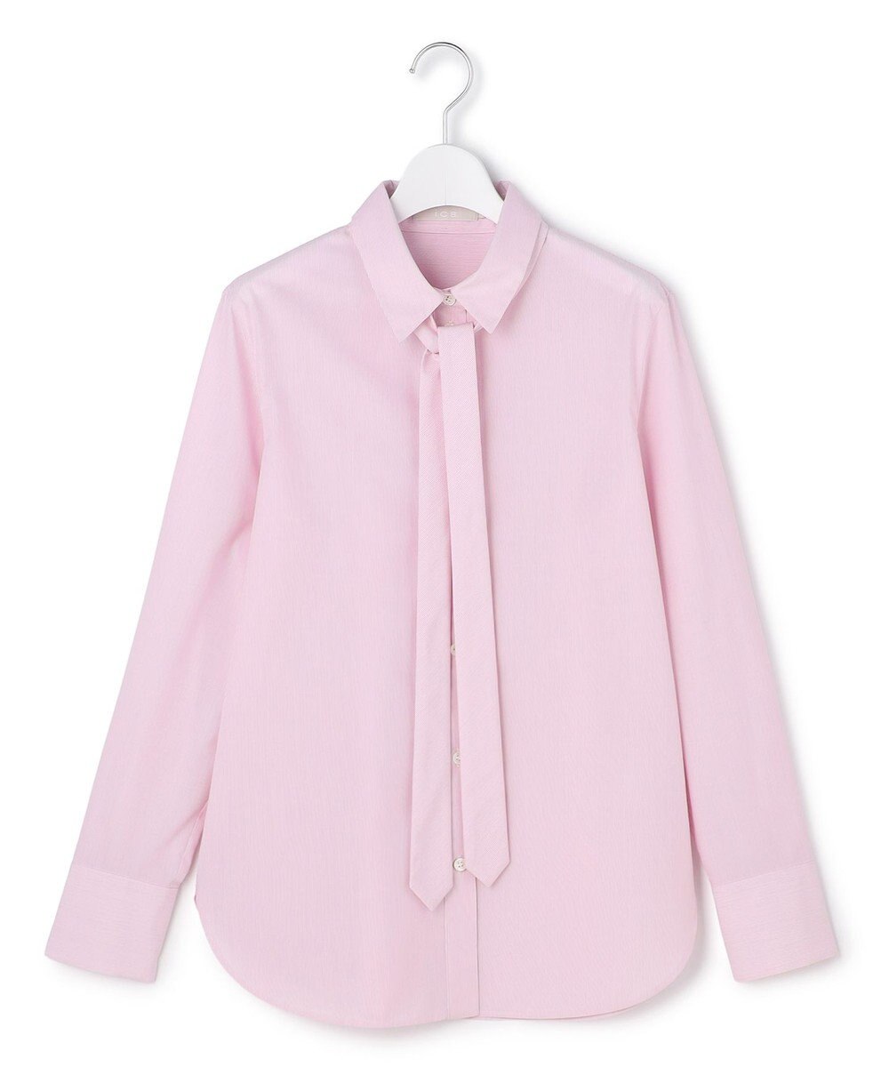 ICB 【先行予約・2WAY】 クリーンブロード タイ付きシャツ 